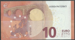 FRANCE  10 EURO  UE U002 D6   DRAGHI   UNC - 10 Euro