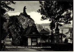 Rübeland Im Harz  -  Höhlenbär Vor Dem Eingang Zur Hermannshöhle  -  Ansichtskarte Ca. 1966   (5234) - Blankenburg