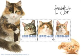 Nederland  2015  Katten 1 Cats Katzen   Velletje /sheetlet  Postfris/mnh/neuf - Ongebruikt