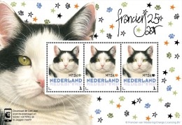 Nederland  2015  Katten 6 Cats Katzen   Velletje /sheetlet  Postfris/mnh/neuf - Neufs