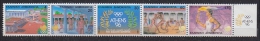 Greece 1996 Olympic Games Strip 5v ** Mnh (F4560) - Unused Stamps