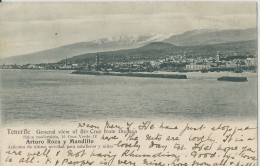 Tenerife    General View Of Sta Cruz From The Sea.  -  1904  Naar  Herck-la-Ville - Peñón De Vélez De La Gomera