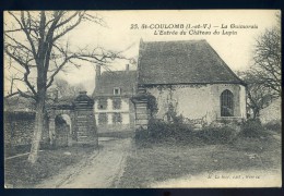 Cpa  Du 35  St Coulomb - La Guimorais - L' Entrée Du Château Du Lupin    PAR6 - Saint-Coulomb