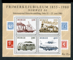 Norway 1980 - NORWEX 80 - 1 Block - Blocchi & Foglietti