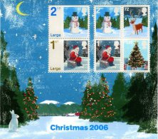 GROSBRITANNIEN GRANDE BRETAGNE GB 2006 M/S CHRISTMAS MNH SG MS2684 MI B32-2457-62 SC SH2411 YT F41-2817-22 - Unused Stamps