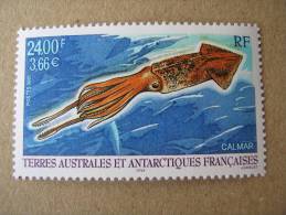 ANNEE 2001 TAAF P 290 * *    FAUNE CALMAR - Unused Stamps