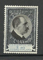 FINLAND FINNLAND 1931 Michel 172 Präsident * - Neufs