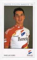Cyclisme - Angel Luis Casero, Banesto 96 - Cycling