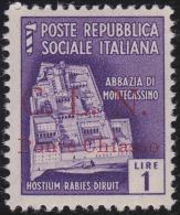 ITALIA EMISSIONE LOCALE C.L.N. 1945 Ponte Chiasso L.1 / Nuovo Con TL Prezzo Catalogo Euro 240 - Centraal Comité Van Het Nationaal Verzet (CLN)