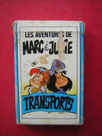 UN JEU DE CARTE  JEU DES 7 FAMILLES Jean Pol  LES AVENTURES DE MARC ET JULIE  TRANSPORTS  ATTENTION MANQUE UNE CARTE - Otros & Sin Clasificación