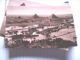 Egypte Egypt Pyramids Pyramides  And Water From Above - Piramidi