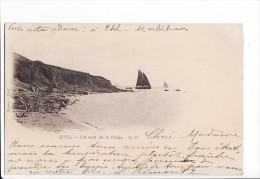 Etel - Un Coin De La Plage , Thonier Au Loin / Carte Précurseur Voyagée En 1903 / Edition Marec - Etel