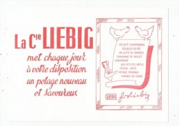Buvard , La Compagnie LIEBIG , Potage , Frais Fr : 1.30€ , Buvard Sup : 0.50€ - Other & Unclassified
