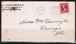 U.S.A.    Scott #219D (LAKE) On "ADVERTISING COVER"---(Mar/7/1894) - Poststempel