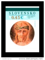 2015 Timbre Auto Adhésif Pâques Tête Du Christ De K. Ondracek YT 662 / Easter Self Adhesive Stamp - Unused Stamps