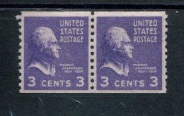 223 463 481 USA POSTFRIS MINT NEVER HINGED POSTFRISCH EINWANDFREI SCOTT 842 Pair Presidential Issue - Unused Stamps