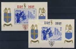 BELGIQUE               ---    N°    18   /  19 - Blocks & Sheetlets 1924-1960