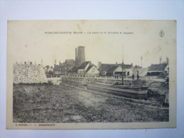 HONDSCHOOTE  (Nord)  :  Le  PORT  Et Le  MOULIN  à  VAPEUR  1915    - Hondshoote