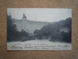 Carte Postale Ancienne Belgique Liège La Gileppe Le Barrage Le Lac Du Déversoir - Gileppe (Barrage)