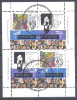 Slovenia Slovenie Slowenien 1995 Used  Mi. 123 124 FD Cancellation: 50th Anniversary Of FAO, Food, People, FAO Symbol UN - Geography