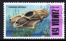 Zambia - 1973 Prehistoric Animals 15n (o) # SG 188 - Fossilien
