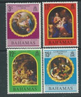 Bahamas N° 298 / 01  XX Noël, Les 4 Valeurs Sans Charnière,  TB - 1963-1973 Autonomie Interne