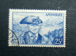 Andorre - 1944 -1951 Landscape 25F Outremer - Used Stamps