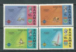 Bahamas N° 324 / 27  X Jeux Olympiques De Munich, Les 4 Valeurs Trace De Charnière Sinon TB - 1963-1973 Autonomie Interne