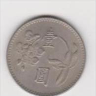 TAIWAN   1 YUAN  ANNO 1974 - Taiwán