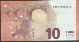 10  EURO DRAGHI  GERMANY  XA X001 E1   UNC - 10 Euro