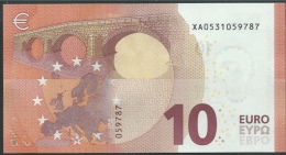 10  EURO DRAGHI  GERMANY  XA X001 B6   UNC - 10 Euro