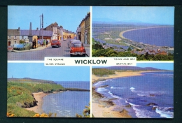 IRELAND  -  Wicklow  Multi View  Unused Vintage Postcard As Scan - Wicklow