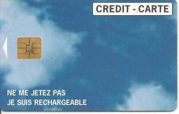CARTE*-PUCE-SO3-CREDIT CARTE-BLEUE-TBE - Tarjeta Bancaria Desechable