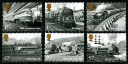 GROSSBRITANNIEN GRANDE BRETAGNE GB 2010 GREAT BRITISH RAILWAYS SET 6V SG 3109-14 MI 2989-94 SC 2827-32 IV 3375-80 - Unused Stamps