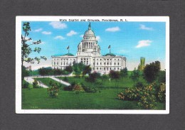 PROVIDENCE - RHODE ISLAND - STATE CAPITOL AND GROUNDS - PUB BY THE RHODE ISLAND NEWS - Providence