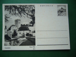 Czechoslovakia 1965: CDV 153-22 -  Postal Stationery Entier Ganzsache - Vranov Castle - Unused - Omslagen