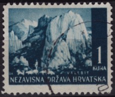 Mountain VELEBIT -  1940´s Croatia NDH Yugoslavia - USED - Geography