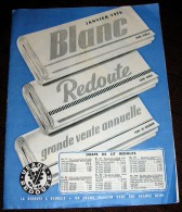 Catalogue. LA REDOUTE. BLANC. Janvier 1956 - Fashion