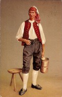 GUGGISBERGER-SENN--COSTUME-FOLKLORE SUISSE-TRACHTEN-SCHWEIZERTRACHTEN-POT A LAIT - Guggisberg