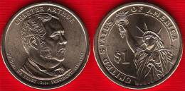 USA 1 Dollar 2012 D Mint "Chester Arthur" UNC - 2007-…: Presidents