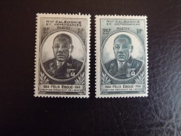 Nouvelle Calédonie N°257 Et 258 Neuf** Eboué - Neufs