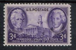 199951822 USA POSTFRIS MINT NEVER HINGED POSTFRISCH EINWANDFREI SCOTT 941 Tennesse Statehoos - Nuevos