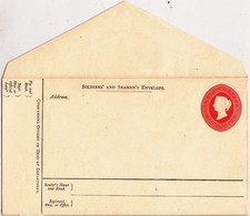 ⭐ Inde Anglaise - Entier Postal - Pour Militaire ⭐ - 1882-1901 Keizerrijk