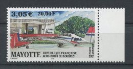 MAYOTTE 2001 PA N° 5 **  Neuf = MNH Superbe Avions Planes  Aéro Clubs Dzaoudzi - Posta Aerea