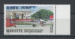 MAYOTTE 2001 PA N° 5 **  Neuf = MNH Superbe Avions Planes  Aéro Clubs Dzaoudzi - Poste Aérienne