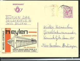 Publibel Obl. N° 2610 + P.010 ( Meubles: HEYLEN - Grote-Brogel) Obl: Dilsen - Publibels