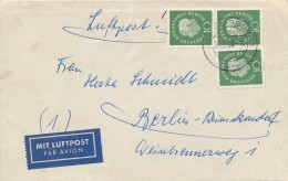 K2425 - Berlin (1960) (22a) Duisburg 1 (letter - BDR) - Lettres & Documents