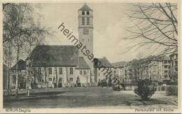 Berlin - Markusplatz Mit Kirche 20er Jahre - Verlag I. W. B. - Steglitz