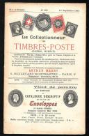 N°395 - 1 Er Septembre  1913 - Le Collectionneur De Timbres-poste - Arthur Maury  - Vifgo502 - French (until 1940)