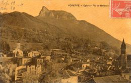 CPA - VOREPPE (38) - Vue Du Quartier Des Eglises Et Du Pic De Bellevue En 1915 - Voreppe